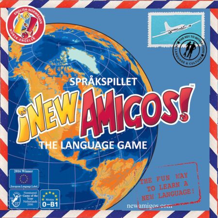 New Amigos språkspill for barn og voksne – norsk og engelsk